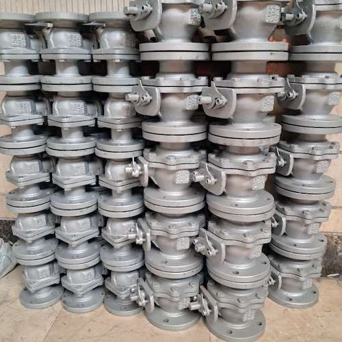 شیر توپی فولادی کلاس 150 فلنجدار 